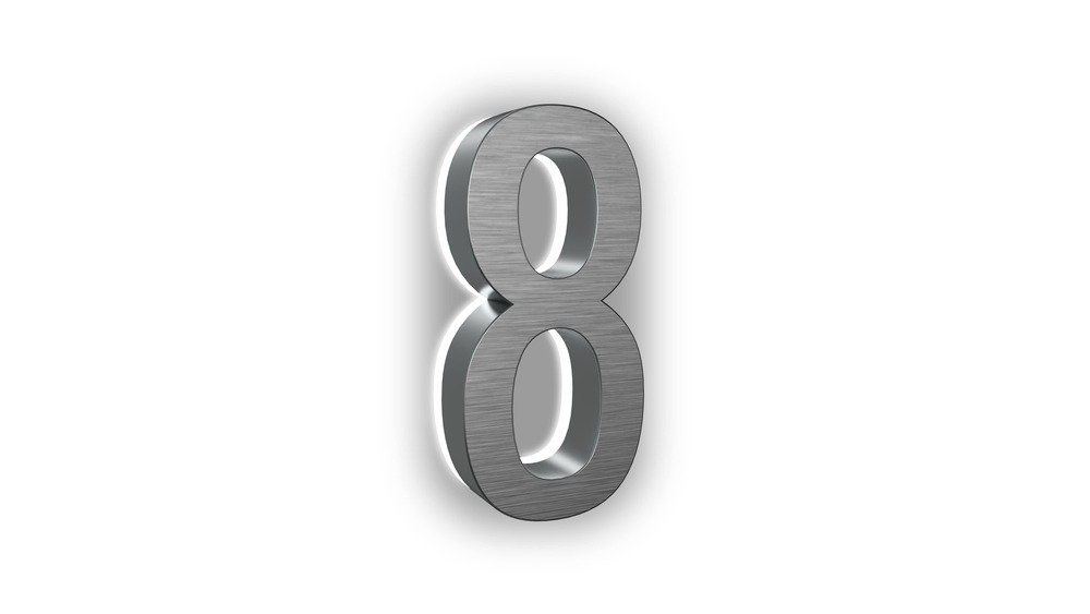 Stainless Steel 6000K 5 Inch Number 5 Bronze